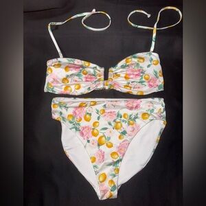 Victoria's Secret Lemon and Floral Bikini